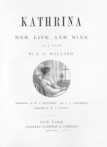 Holland, Kathrina Her Life and Mine in a Poem.