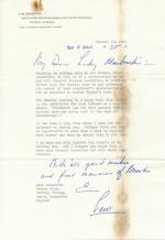 MacArthur, Three Letters relating to MacArthur and Alanbrooke.