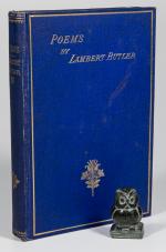 Butler, Poems by Lambert Butler.