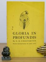 Chesterton, Gloria in Profundis.