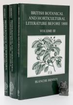 Henrey, British Botanical and Horticultural Literature before 1800.