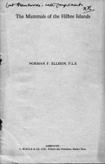 Ellison, The Mammals of Hilbre Islands.