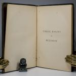 Mill, Three Essays on Religion. Nature. The Utility of Religion and Theism.