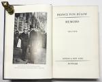 Prince von Bülow (Bulow). Memoirs. 1903 - 1909 & 1909 - 1919.