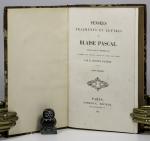 Pensees Fragments et Lettres de Blaise Pascal & Lettres Provinciales par Blaise 