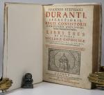 Duranti, Joannis Stephani Duranti, Secretioris Regii Consistorii